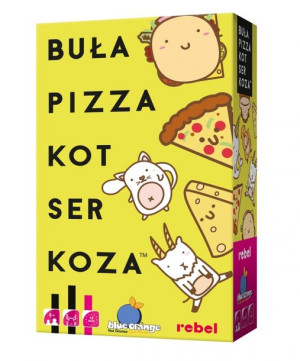 Buła, Pizza, Kot, Ser, Koza