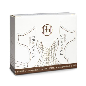 Pb Nails Formy Do Przedłużania Paznokci Nail Forms Box 100 Szt.