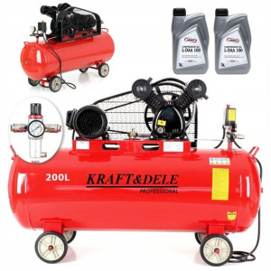 Kraft Sprężarka Kompresor 200l 5,2km 400v 2 Tł+ol