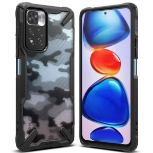 Etui Ringke Fusion X do Xiaomi Redmi Note 11 Pro+ Plus 5G Lime Glow Camo Bl