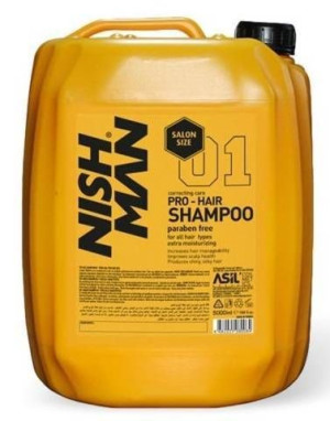 NishMan Pro-Hair 01 Szampon Z Keratyną 5000 ml