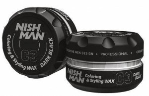 NishMan Coloring&Styling Wax Dark Black Pomada 100 ml