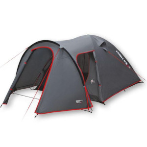 Namiot High Peak Kira 3 Szaro-czerwony 10214