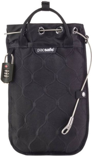 Sejf podróżny antykradzieżowy mały Pacsafe Travelsafe 3l GII Black