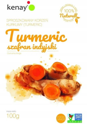 KENAY KURKUMA Turmeric KORZEŃ curcuma ORGANICZNA