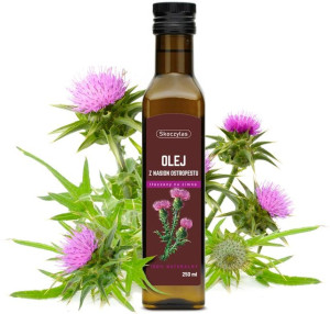 OLEJ Z NASION OSTROPESTU 100% naturalny SKOCZYLAS