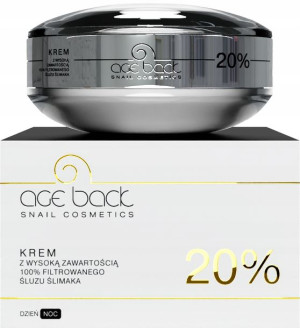 Age Back Nawilżający Krem Ze Śluzem Ślimaka 20%