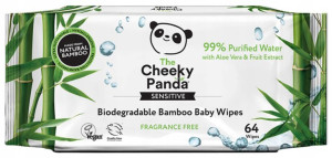 Cheeky Panda CHUSTECZKI NAWILŻANE 99% WODA 64szt