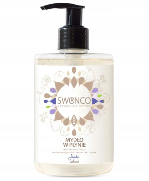 SWONCO naturalne MYDŁO W PŁYNIE 300ml JAGODA