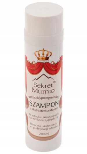 Sekret Mumio SZAMPON Z MUMIO 200ml WZMACNIAJĄCY