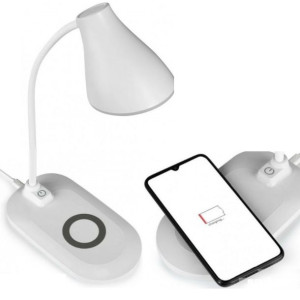 Lampka LC6 White z funkcją ładowania bezprzewodowego