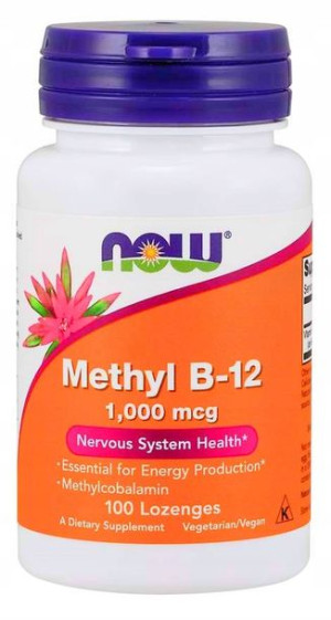 Now Foods Methyl B12 B-12 1000 METYLOKOBOALAMINA