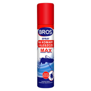 BROS spray NA KLESZCZE i komary MAX 90ml DEET