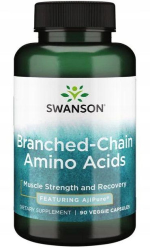 SWANSON BCAA AjuPure AMINOKWASY rozgałęzione 90k
