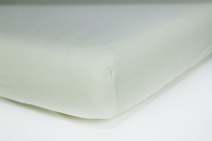 Prześcieradło jersey z gumką 60x120 (ecru) 145 g/m2