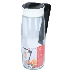 Alpina - Karafka szklana 1,5 L z koszyczkiem do np. owoców