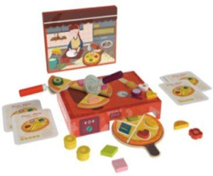 Top Bright Drewniany Zestaw Pizza Box Menu