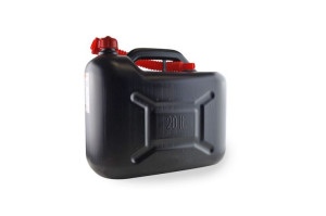 Kanister plastikowy, czarny 20l
