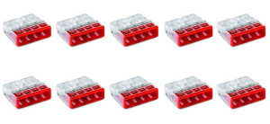 Szybkozłączka MINI 0,5-2,5mm 4 styki 10 SZTUK 2273-204 WAGO