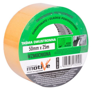 Motive Taśma Dwustronna Wzmocniona 25m X 50mm 1szt/opak