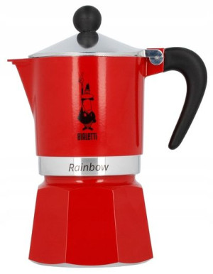 Kawiarka Bialetti Rainbow 3tz czerwona