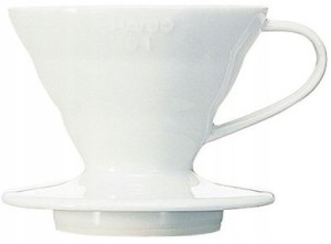 Dripper Hario ceramiczny Drip V60-01 biały