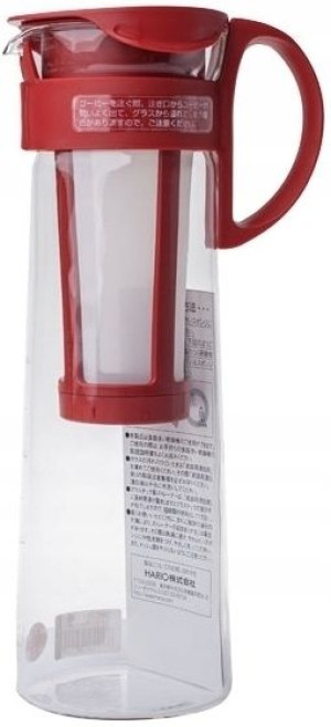Hario Mizudashi Coffee Pot czerwony 1l zaparzacz