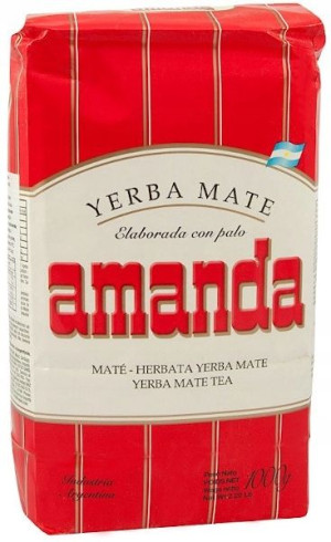 Yerba Mate Amanda Elaborada con Palo 1kg