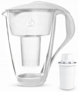 Dzbanek filtrujący szklany Dafi Crystal LED 2L