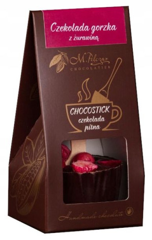 Chocostick M.Pelczar czekolada gorzka z żurawiną