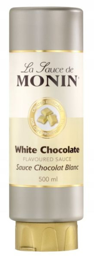 Sos biała czekolada Monin 500 ml do lodów, kaw