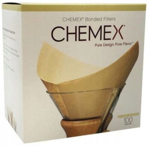 Chemex filtry papierowe kwadratowe 6/8/10 niewyb.