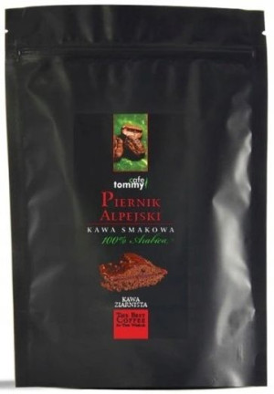Kawa ziarnista smakowa Piernik Alpejski 250g Tommy
