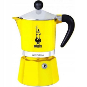 Kawiarka Bialetti Rainbow 3tz żółta