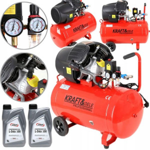 Kompresor Olejowy Sprężarka 100l 2tł 530l/min +ol