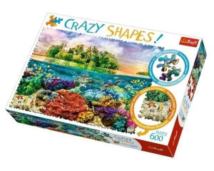 Puzzle Crazy Shapes Tropikalna wyspa 600 elementów