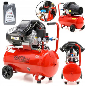 Kraft Sprężarka Kompresor 2tłoki 50l 530l/min +ol