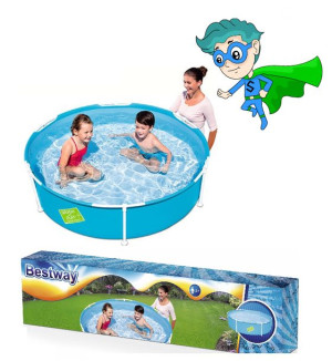 Mały Basen stelażowy ogrodowy dla dzieci BESTWAY 152x38 580L