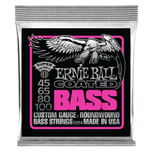 Struny do gitary basowej basu Ernie Ball 3834