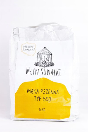 Mąka pszenna TYP 500 5kg z MŁYNA luksusowa