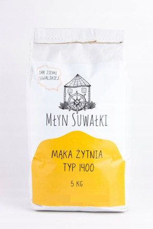Mąka żytnia TYP 1400 5kg SITKOWA prosto z MŁYNA