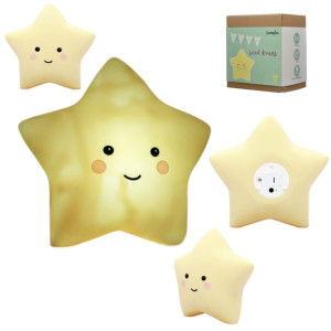 Lampka nocna LED dla dzieci na baterie timer REER