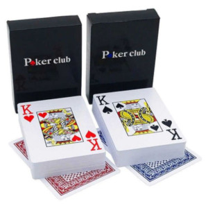 2 X karty DO GRY 100% plastik zestaw pokera poker