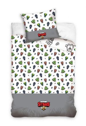 Pościel bawełna 140x200+1p70x90 Brawl Stars