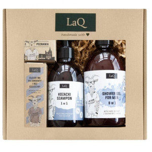 LaQ - Kozioł z Poznania zestaw żel pod prysznic 500ml + szampon do włosów 3