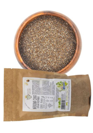 Nasiona Chia - Szałwia Hiszpańska 500g Naturalnie Świeże I Zdrowe