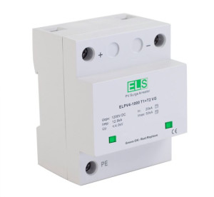 Ogranicznik ELS DC VG T1+2 4P 20/50kA 12,5kA 1000V do instalacji PV