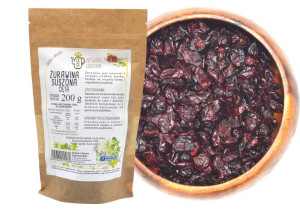 Żurawina Suszona Cięta 200g Naturalnie Świeże I Zdrowe