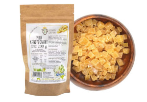 Imbir Kandyzowany Kostka 200g Naturalnie Świeże I Zdrowe