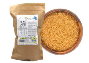 Siemię Lniane Ziarno 1kg Naturalnie Świeże I Zdrowe